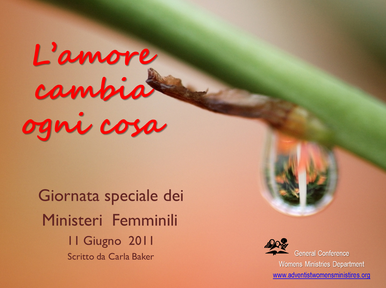 Giornata dei Ministeri Femminili - 2011 (powerpoint per sermone)